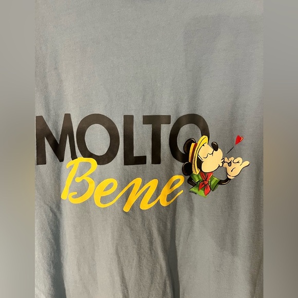 WDW EPCOT Molto Bene Men's Mickey Mouse Shirt - Picture 2 of 6